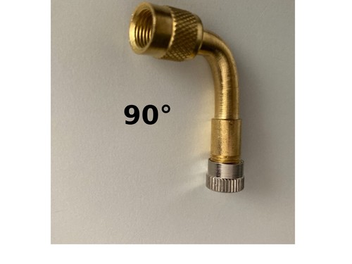 45, 90 und 135 Grad Winkel Reifen Ventilverlängerung Ventil Fahrrad Auto-Adapter - Picture 3 of 4