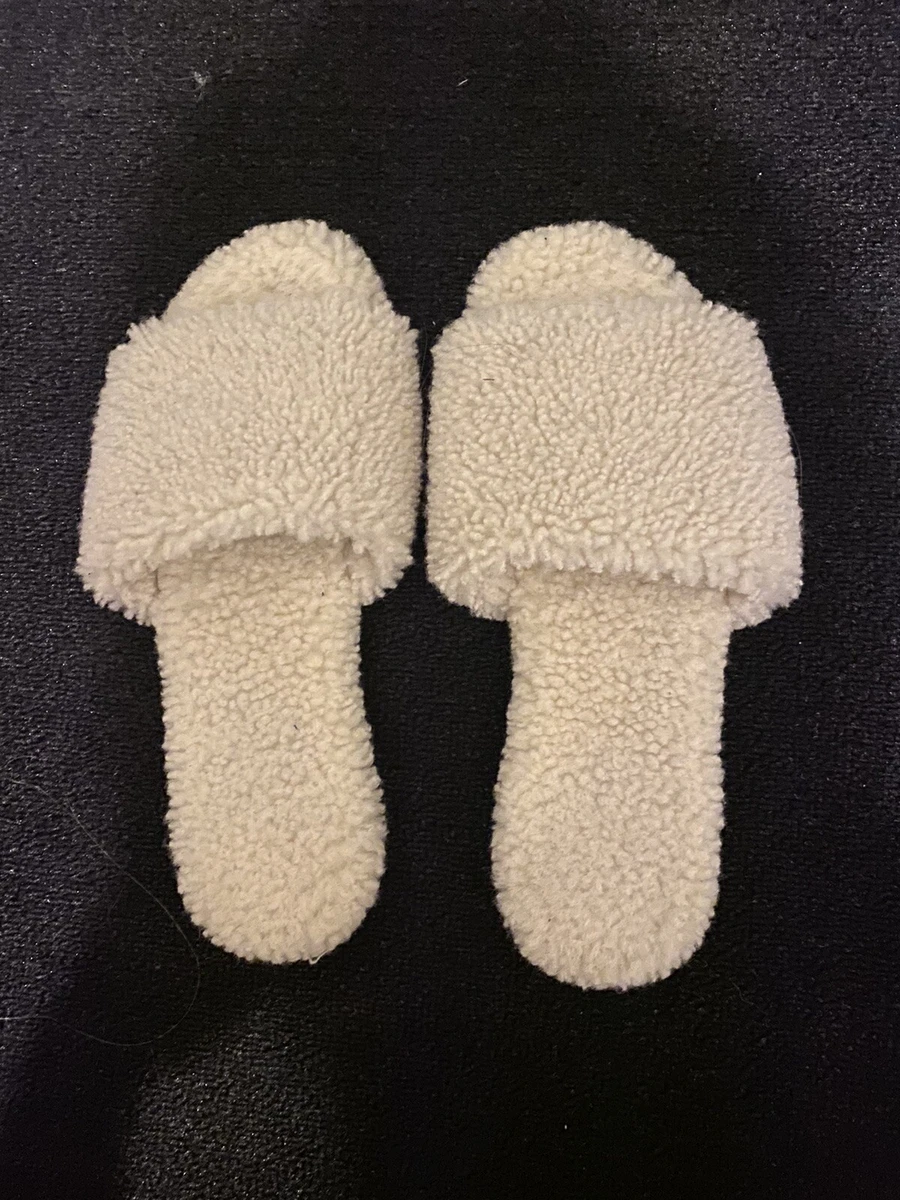 THE ROW sold out and rare teddy bear shearling slides flats Size 5
