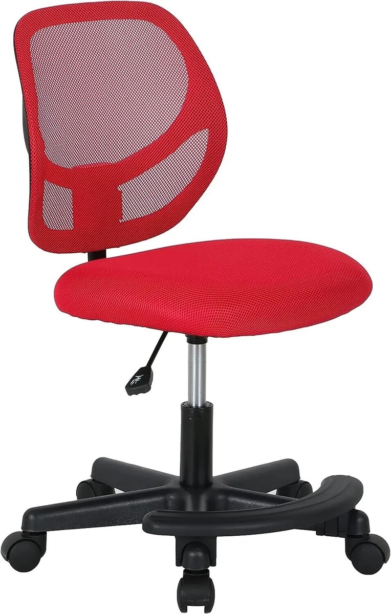 Amazon Basics Kids Adjustable Mesh LowBack Swivel Study Desk Chair with  Footrest