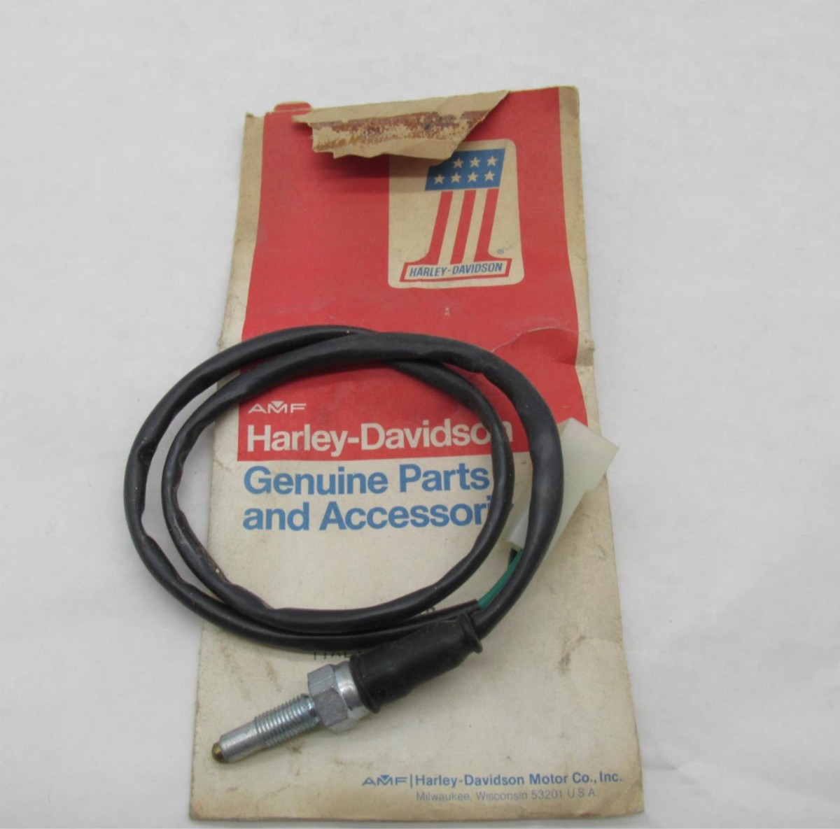 Harley-Davidson Genuine NOS Aermacchi Rear Brake Wiring Switch