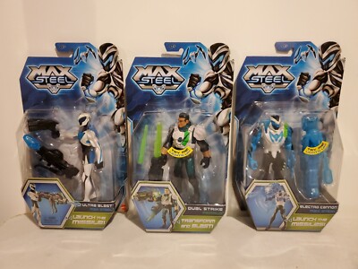 Max Steel 2013 Mattel figures lot of 3 New in Box! Max Steel x2 and Ferrus