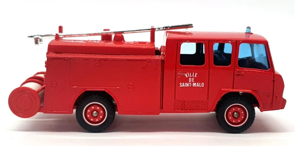 Solido 1/55 Scale Diecast 2107 - Berliet Camiva Fire Engine - Red - Photo 3/4