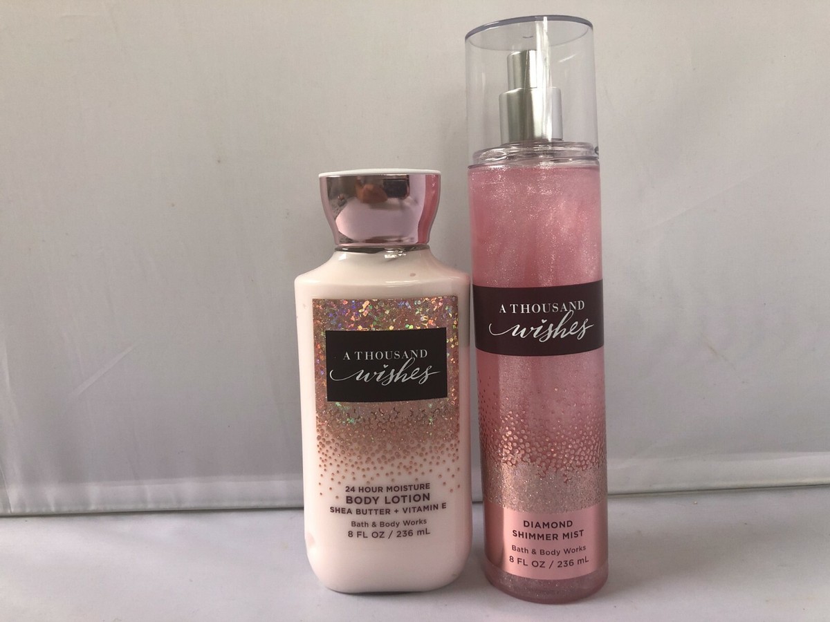 BATH & BODY WORKS A THOUSAND WISHES DIAMOND SHIMMER MIST