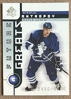 Nikolai Antropov 2001-02 SP Authentic Future Greats #120 /3500 Toronto Hockey