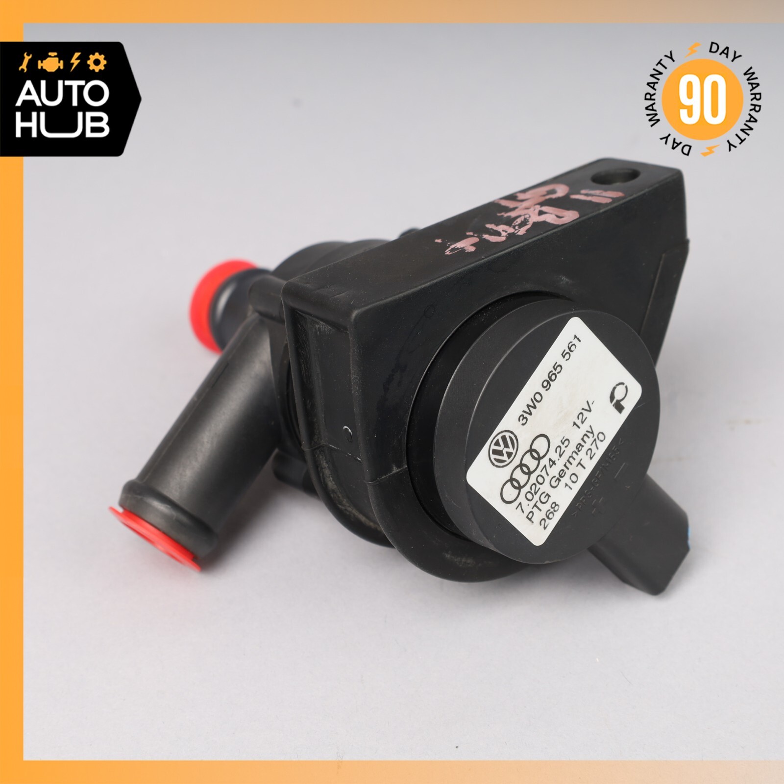 03-18 Bentley Continental GTC GT Flying Spur Turbocharger Water Coolant Pump 59k