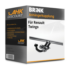 Für Renault Twingo 09.2014-02.2019 BRINK Anhängerkupplung abnehmbar NEU