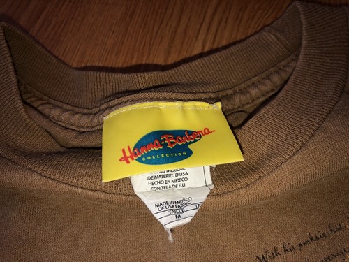 T-shirt Hanna Barbera YOGI BEAR grafica cartone animato uomo media grafica marrone - Foto 8 di 11