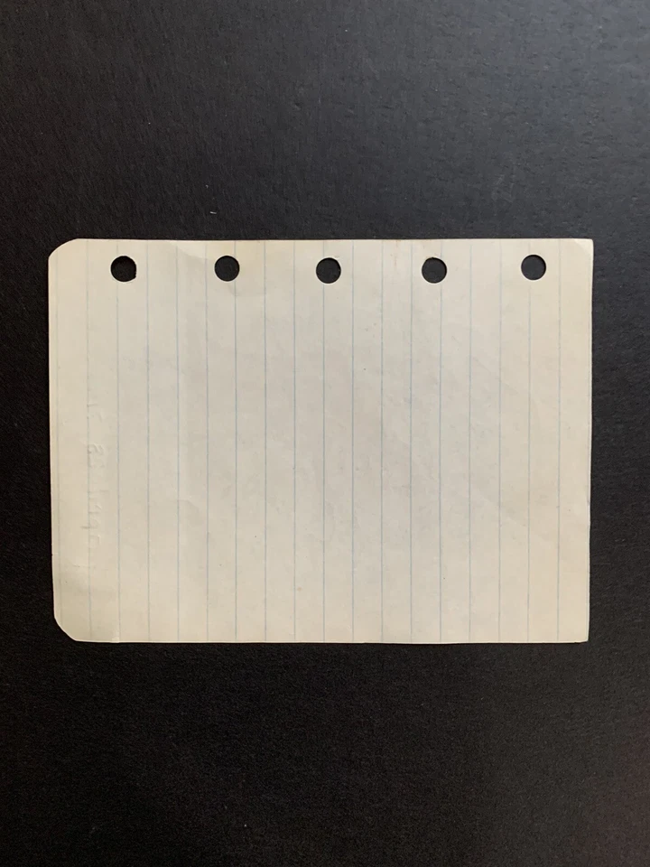 ROBERTO CLEMENTE (d.1972) Signed Autograph On 3x4 Paper From 1971 JSA LETTER - Image 3 of 4