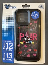 DISNEY PARKS Mickey  Minnie Perfect Pair 3D IPHONE 12 Pro Max/13 Pro MaX Case