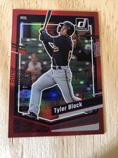 TYLER BLACK 2023 Donruss Baseball #136 HOLO RED 1551/2023 Milwaukee Brewers