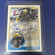 2017 Topps Archives - Fan Favorite Autographs 1983 Tony Pena #FFA-TP (AU)