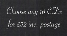 Music CDs ☆ Choose any 16 for &pound;32 inc. postage ☆ Classic Rock/Metal etc (C to D)