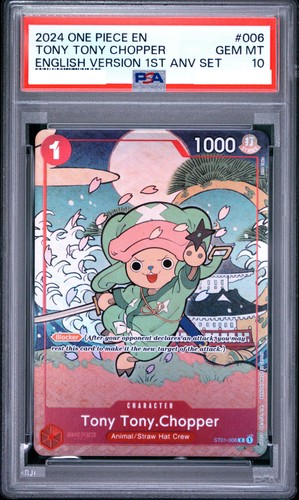 Tony Tony.Chopper (English Version 1st Anniversary Set) graded PSA 10 for sale on eBay