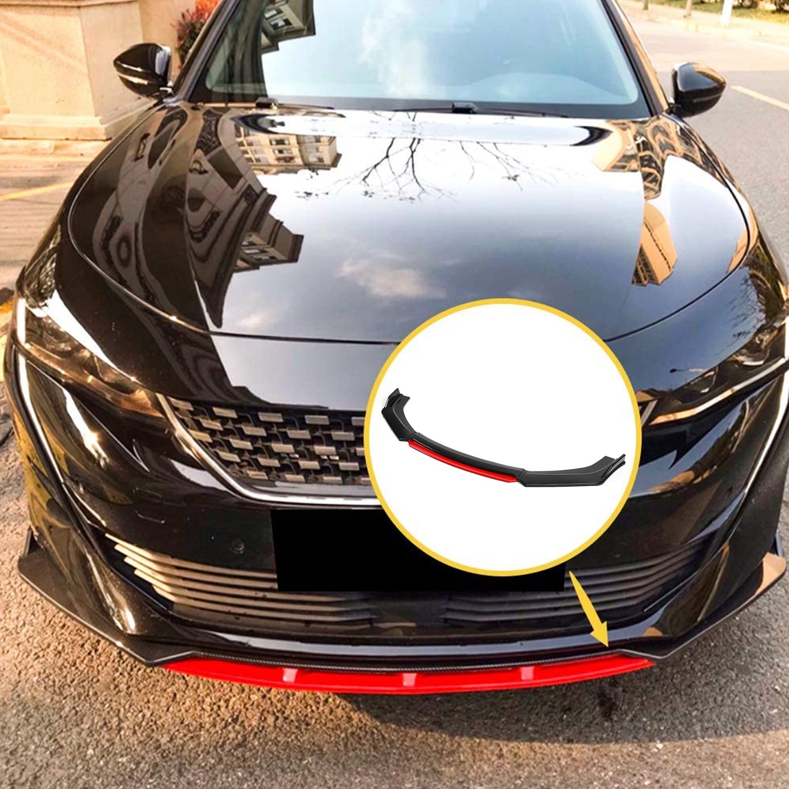 Universal Front Bumper Lip For Improved Aerodynamics Premium