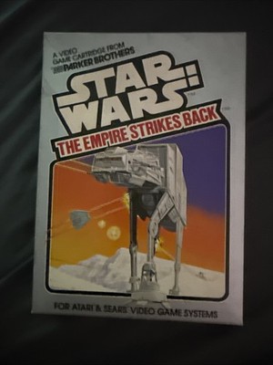 Star Wars: The Empire Strikes Back Atari 2600 Game, Box, Instructions