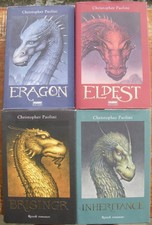 Lotto L'Eredità Eragon Eldest Brisingr Inheritance libri fantasy ragazzi Paolini