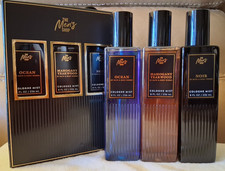 Bath  Body Works Men's Cologne Mist Trio Set -Ocean, Mahogany Teakwood, Noir-