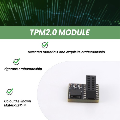 TPM-Sicherheitsmodul TPM2.0 für TPM SPI Parallel Trusted Platform Module T5807 - Afbeelding 3 van 7