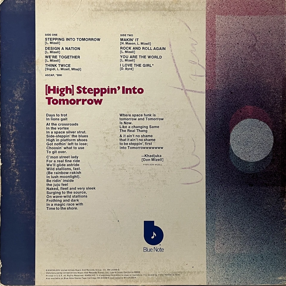 Jazz, Funk / Soul Donald Byrd - Stepping Into Tomorrow Blue Note - Image 2 of 4