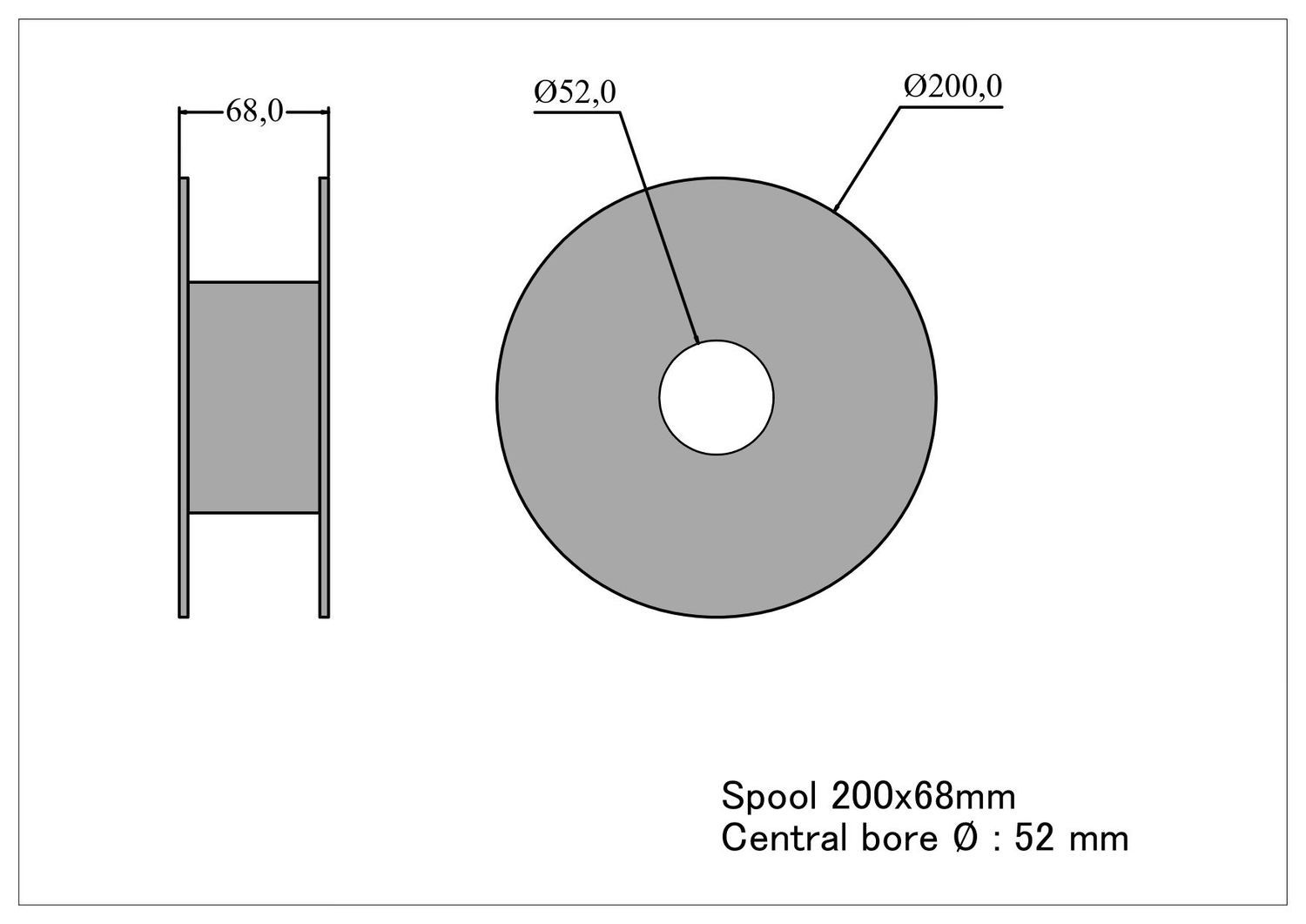 PA6 CF15 Nylon - Carbon Filament 1,75mm Made in Germany - Bild 3