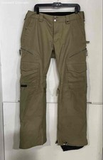 Burton Mens Green Insulated Dry Ride Waterproof Winter Snow Pants Size Large