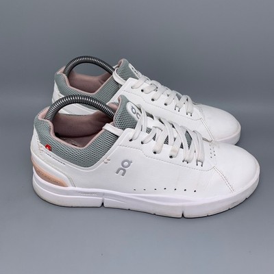 On Cloud The Roger Advantage White Rose Tennis Shoes 48.99454 Women's Sz 8