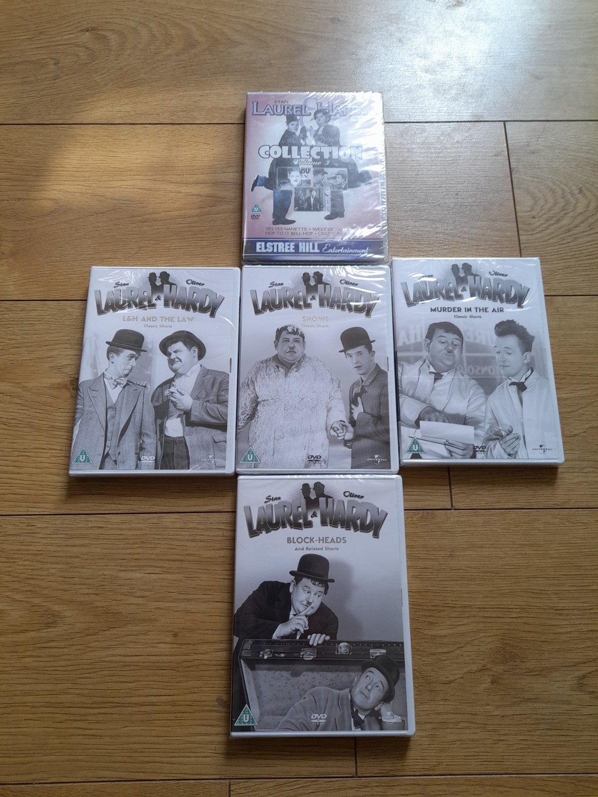 NEW AND SEALED Laurel & Hardy Bundle of 5 DVD Collections Including Remastered