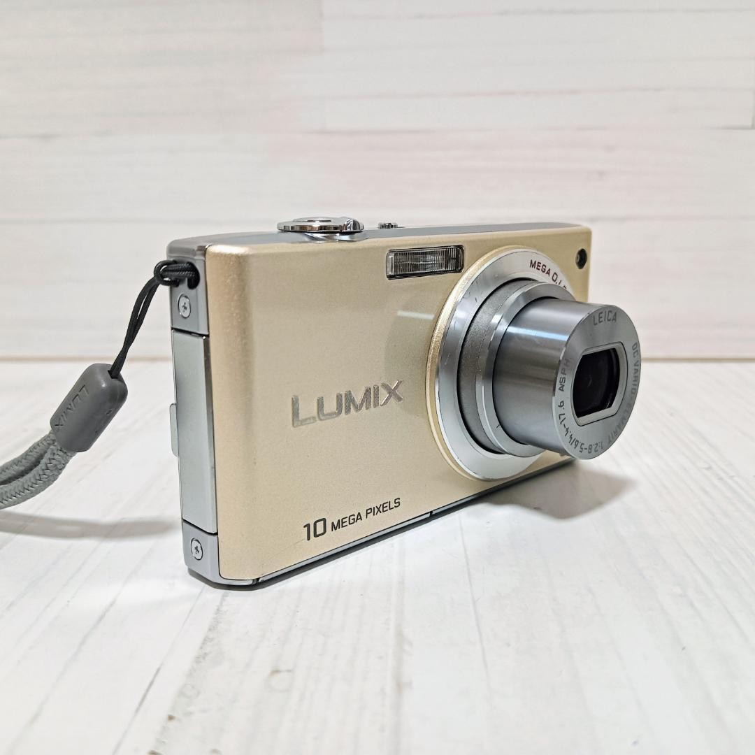 Panasonic LUMIX DMC-FX35 Compact Digital Camera Glossy Gold Tested