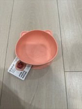Melii Silicone Suction Bowl Cat, Orange