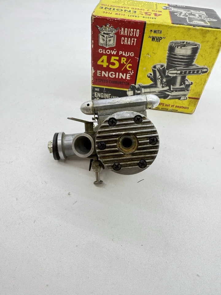Kyowa 45R/C 7.42cc R/C Vintage 2 stroke glow engine for airplane With Box M7 - Image 4 of 4