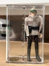 Star wars AFA U85+ Luke Battle Poncho Last 17 Vintage Kenner Original Gold Label