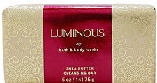 Bath  Body Works LUMINOUS Shea Butter Cleansing Bar 5 oz NEW