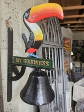 GUINNESS Cast Iron Tall TOUCAN  Bar Bell ( MY GOODNESS MY GUINNESS)