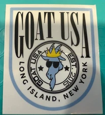 🐐 GOAT USA  Long Island  Goat Sticker 🐐