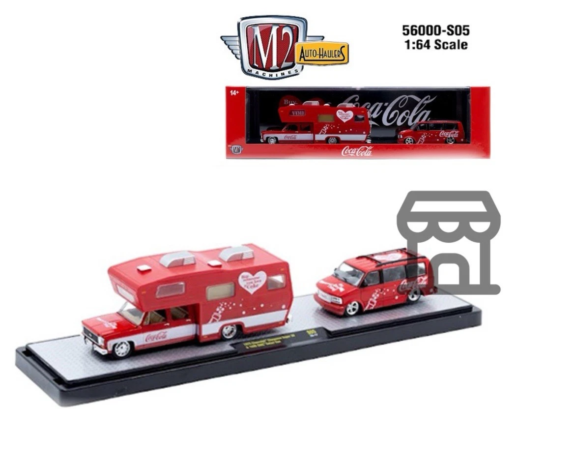 M2 Machines Coca-Cola 1:64 Scale Diecast Cars, Trucks & Vans for