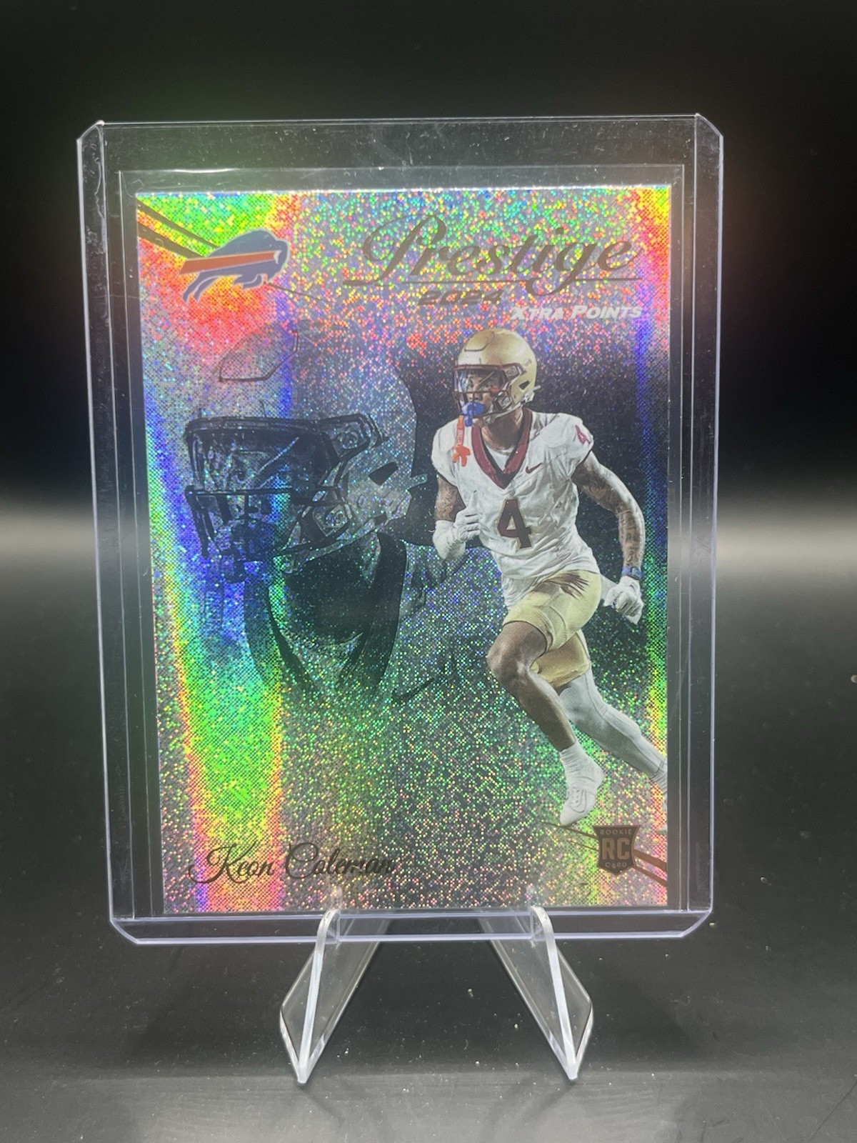 2024 Panini Prestige - Rookies Keon Coleman #339 Xtra Points Galaxy (RC)