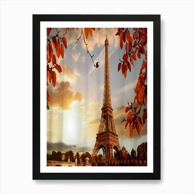 Paris Eiffel Tower 22 Art Print Framed Wall Art Poster Canvas Print Picture
