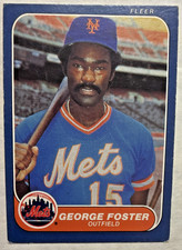 1986 Fleer - George Foster #80 New York Mets