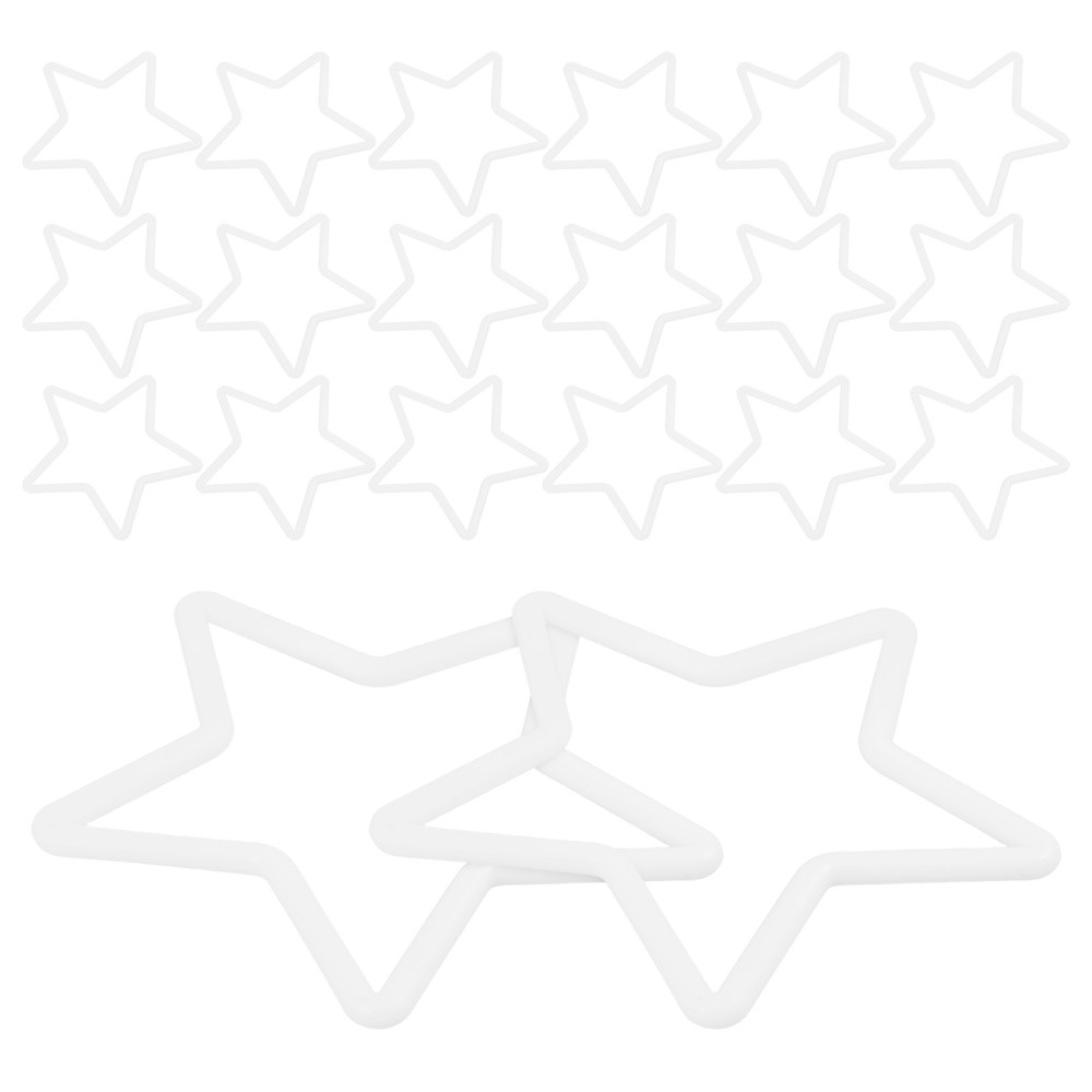 50 Pcs Dream Catcher Accessories Floral Hoop for Wreath Rings Crafts