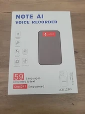 NOTE AI VOICE RECORDER- AIREC 59 LANGUAGES CONVERTED TO TEXT. CHAT GPT EMPOWERED