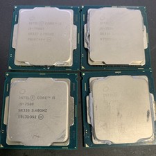 Lot of 4 I5 2x 7500 & 2x 7500T CPU Processor