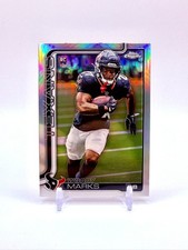 2025 Topps Chrome - Woody Marks - #372 Rookie Refractor (RC) Texans