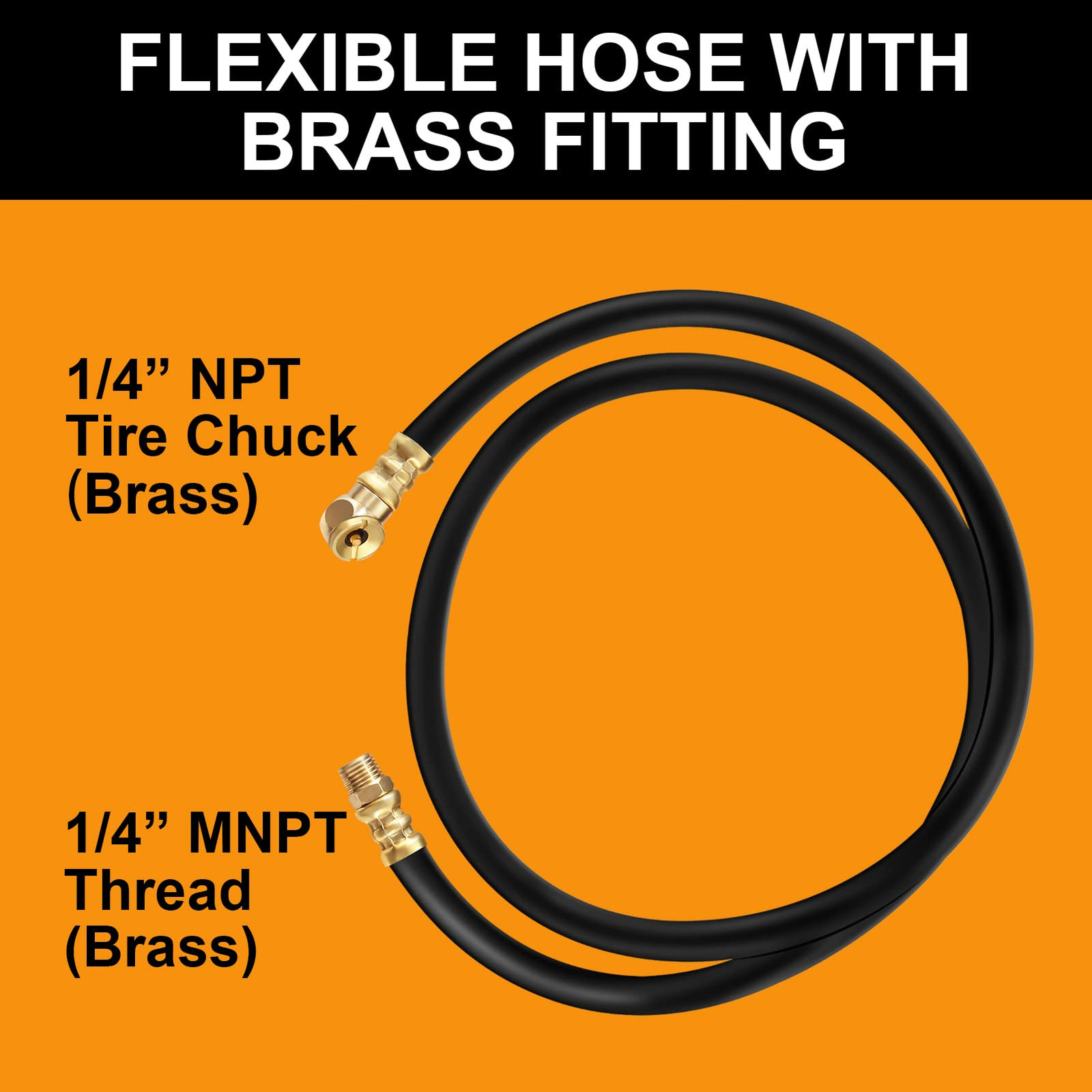 12Pc Air Tank Repair Kit, Air Tank Hose Assembly Kit Come with Pressure Gauge...