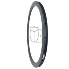 700c bici da strada freno a disco cerchio carbonio tubolare ghiaia ruota bicicletta 20H 21H 24H