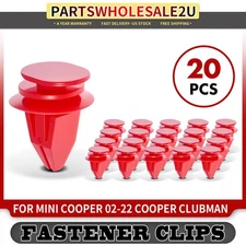 20Pcs Nylon Rocker Panel Moulding Fastener Clips for Mini Cooper 51-71-7-127-742