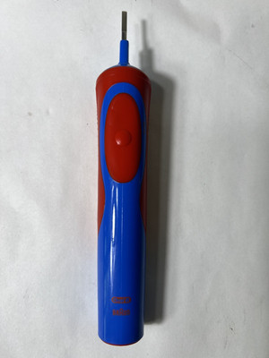 Oral-B Vitality Type 3709 Electric Rechargeable Toothbrush - BLUE and RED Handle