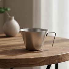 Espresso Measuring Cup with Handle Sandblasted Espresso Measuring Cup Compact
