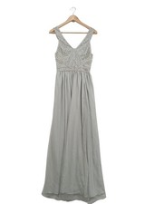 ASOS Robe de soirée Dames Robe T EU 36 gris clair élégant