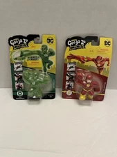 2 Heroes of Goo Jit Zu Minis DC Rare Green Lantern & The Flash Stretchy Figures