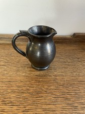Small Black Ceramic Jug - F45